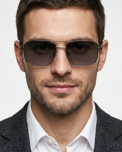 METAL TEAR DROP POLARIZED SUNGLASSES MT9211