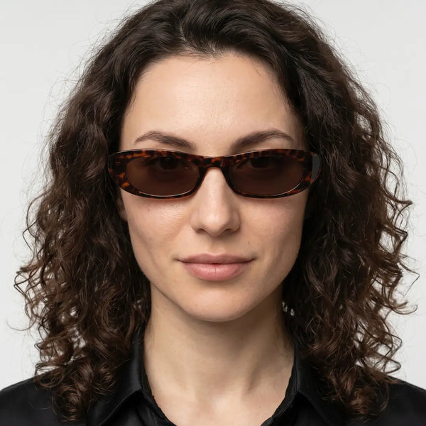 LEOPARD THIN RECTANGULAR WOMEN'S SUNGLASSES MOD691 CD07