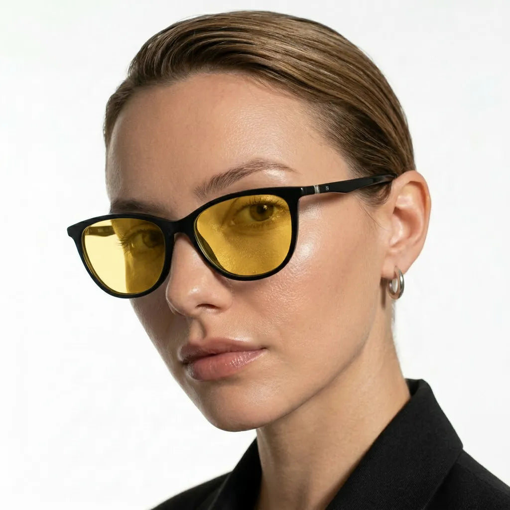 Cat Eye Kadın Anti-Refle Anti-Far Sürüş 595-C-AS0101
