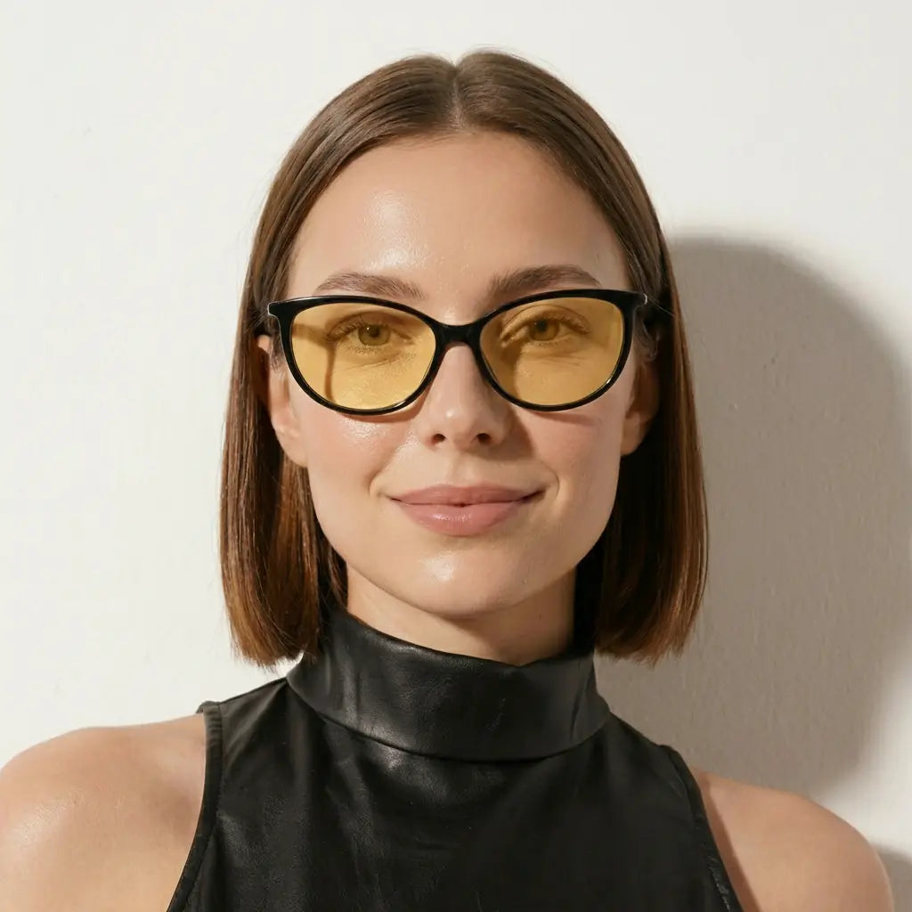 Cat Eye Kadın Anti-Refle Anti-Far Sürüş 594-C-AS0101