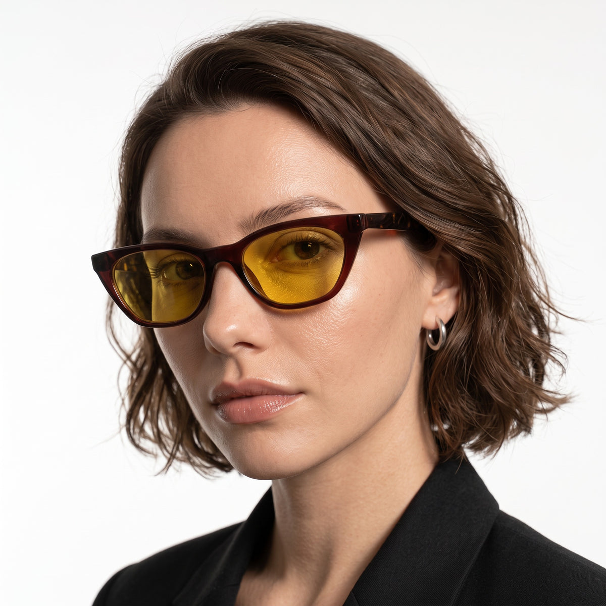 Cat Eye Anti-Refle Anti-Far Sürüş Gözlüğü - 8446 COL53 DRV